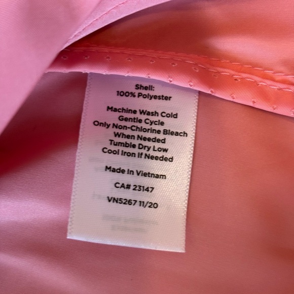 Talbots Vibrant Coral Hooded Jacket - Picture 3 of 9